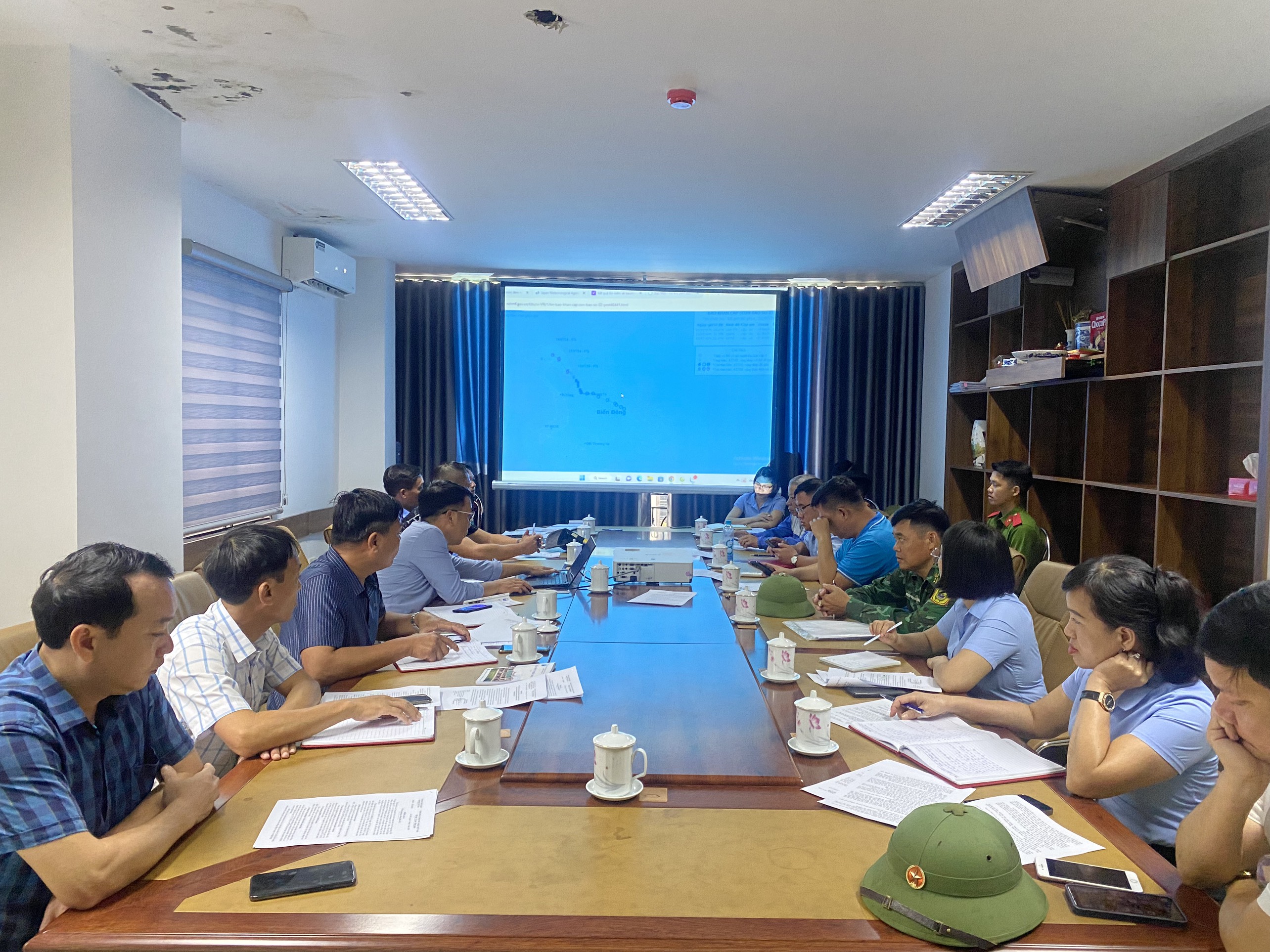 CÔNG TÁC PHÒNG CHỐNG CƠN BÃO SỐ 2
