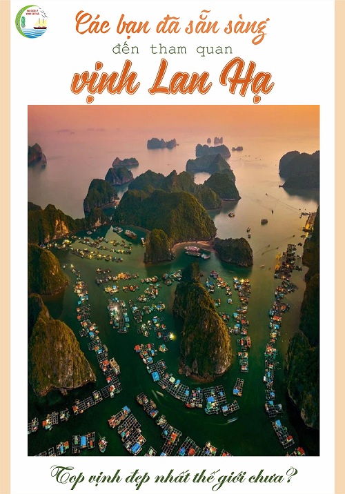 Vịnh Lan Hạ - Vịnh đẹp nhất thế giới Vịnh Lan Hạ từ trên cao