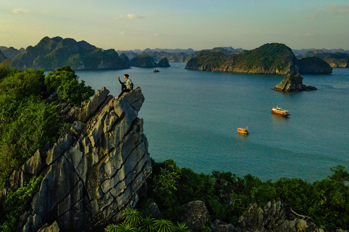 Cảnh đẹp làm mê đắm lòng người của vịnh Lan Hạ Check-in vịnh Lan Hạ siêu đẹp