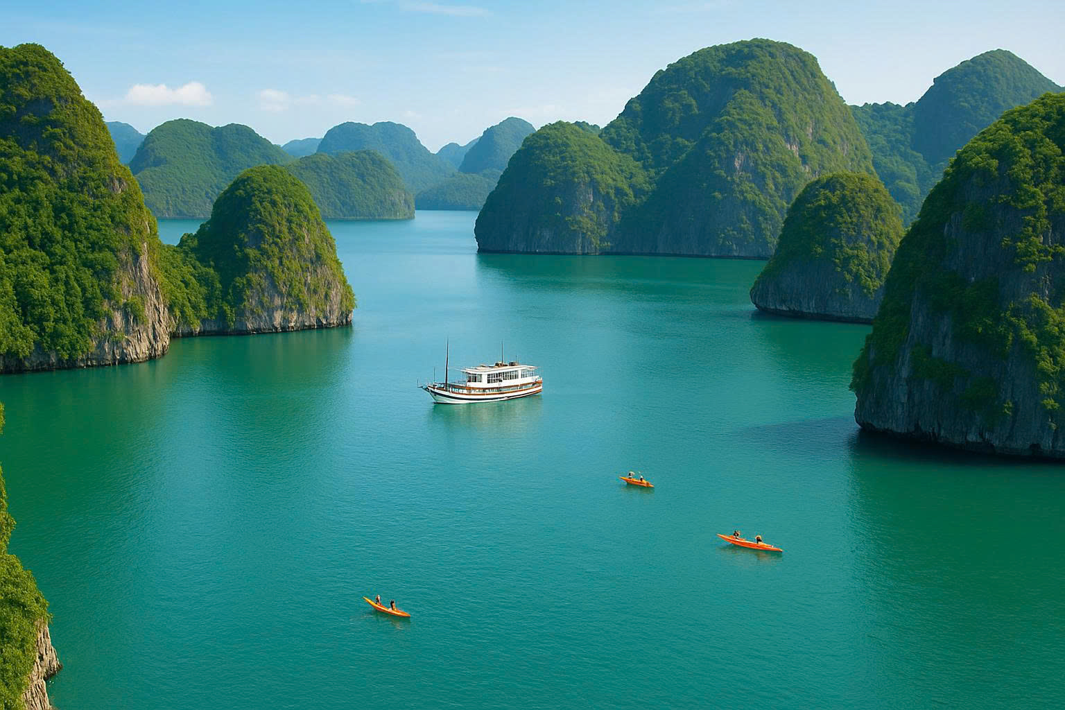 Vịnh Lan Hạ – Vùng vịnh xanh an lành giữa lòng thiên nhiên kỳ vĩ